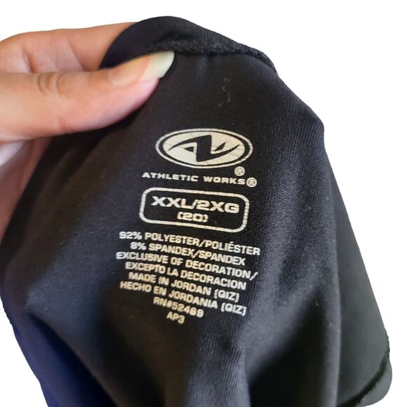 Athletic Works black sleeveless workout top, size XXL - Picture 3 of 5